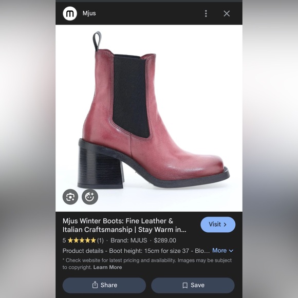 Mjus “Flora Bootie” blush pink - Picture 5 of 6